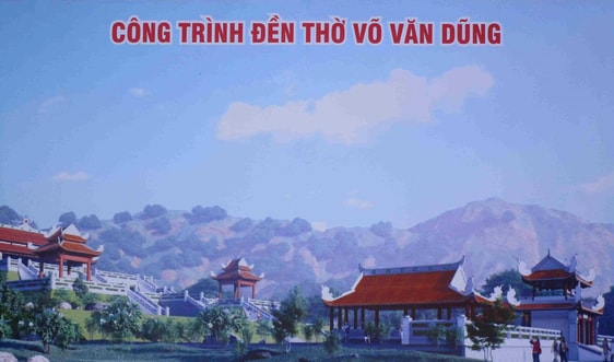 Bình Định: Khởi công xây dựng Đền thờ Đại tư đồ Võ Văn Dũng
