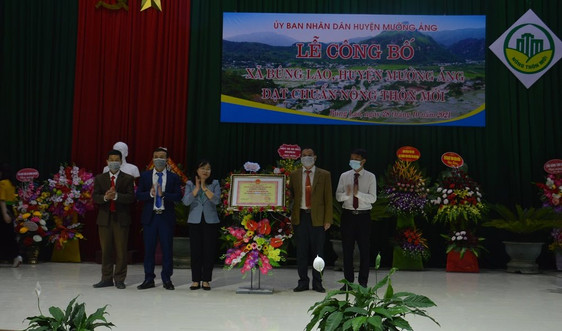 Điện Biên: Công nhận xã Búng Lao đạt chuẩn nông thôn mới