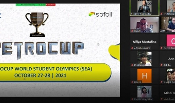 Sinh viên PVU giành giải Nhì cuộc thi PetroCup Thế giới 2021