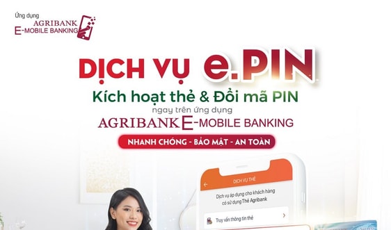 Agribank triển khai mã PIN điện tử cho khách hàng