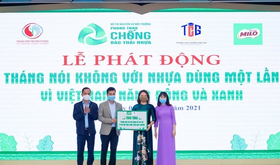 1.500 trường học trên cả nước cùng Nestlé MILO “Nói không với nhựa dùng một lần”