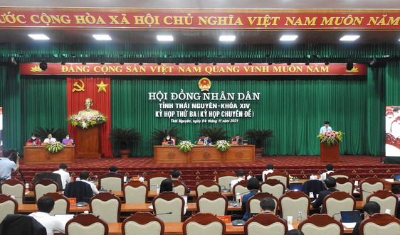 Thái Nguyên: HĐND tỉnh khoá XIV, Khai mạc Kỳ họp thứ ba, nhiệm kỳ 2021 - 2026