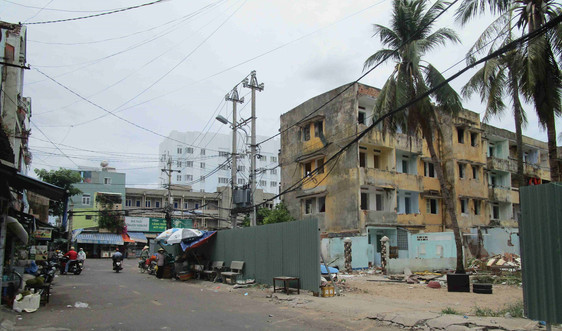 Bình Định: Cưỡng chế phá dỡ chung cư 08 Trần Bình Trọng