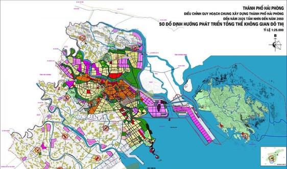 Hải Phòng: Điều chỉnh Quy hoạch chung thành phố đến năm 2040, tầm nhìn 2050 