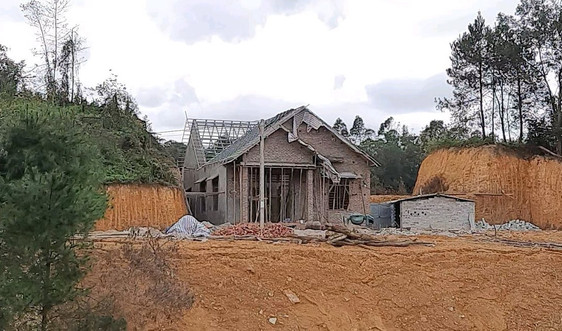 Lạng Sơn: Trưởng Ban Tuyên giáo Huyện ủy Lộc Bình xây nhà trên đất nông nghiệp? 