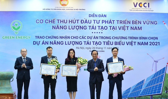 Hai nhà máy điện mặt trời của BIM Energy đứng trong Top 10 Dự án Năng lượng tái tạo Việt Nam 2021