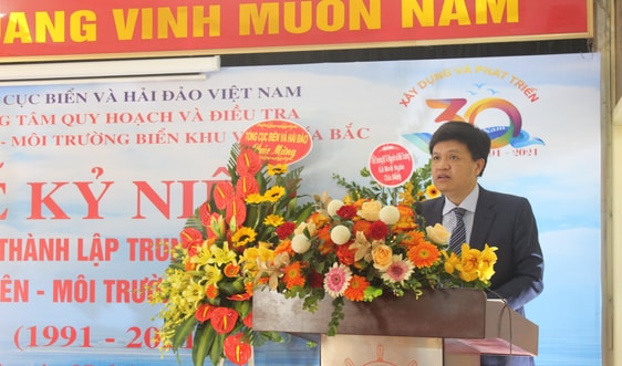  Trung tâm Quy hoạch và Điều tra TNMT biển phía Bắc: Kỷ niệm 30 năm xây dựng và phát triển 