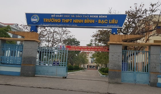 Khởi tố hiệu trưởng một trường cấp 3 ở Ninh Bình