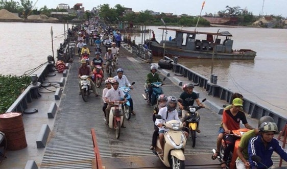 Nam Định: Xây dựng cầu Ninh Cường thay thế cho cầu phao cũ nát