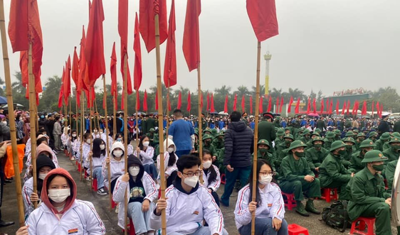 Thái Bình: Hơn 2.650 thanh niên lên đường nhập ngũ