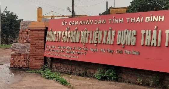 Thái Bình: Người dân “kêu trời” vì mùi khí thải từ Công ty CP VLXD Thái Thủy