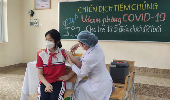Phát động chiến dịch tiêm chủng vắc xin phòng Covid-19 cho trẻ từ 5 đến dưới 12 tuổi tại Quảng Ninh