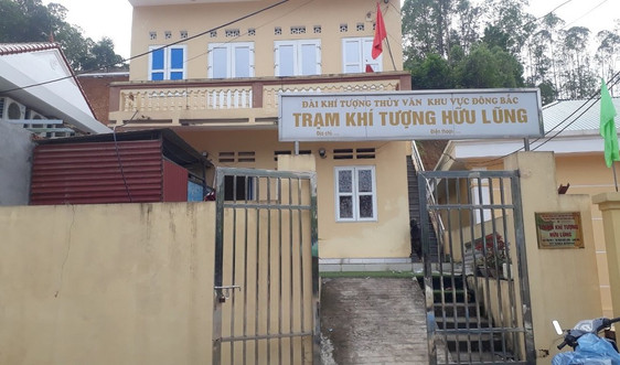 Lạng Sơn: Chỉ đạo khẩn trương khắc phục sạt lở ảnh hưởng đến Trạm Khí tượng Hữu Lũng