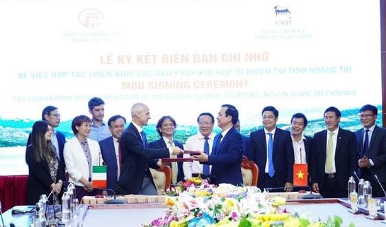 ENI Việt Nam phối hợp cùng Quảng Trị triển khai các giải pháp khí hậu tự nhiên