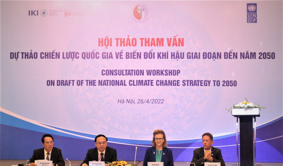 Bộ TN&MT tham vấn xây dựng Chiến lược quốc gia về biến đổi khí hậu đến năm 2050
