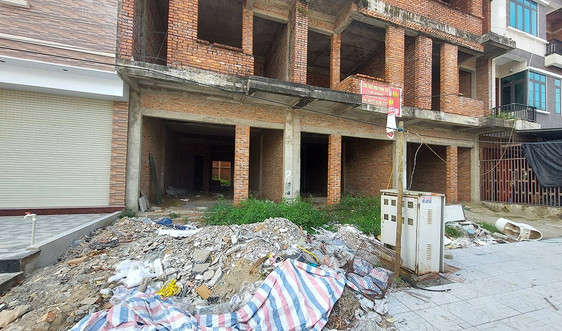 TP. Vinh (Nghệ An): Nhếch nhác dãy biệt thự bỏ hoang