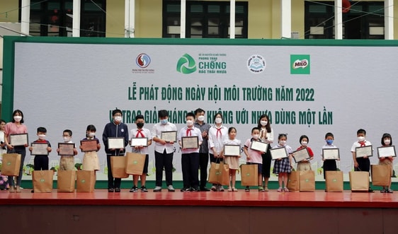 Nestlé MILO đồng hành trao giải cuộc thi ‘Tháng hành động nói không với nhựa dùng một lần’