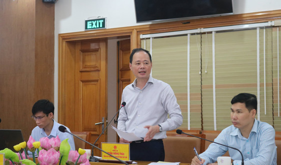 Đoàn công tác Ban Chỉ đạo quốc gia về phòng chống thiên tai làm việc với UBND tỉnh Lào Cai