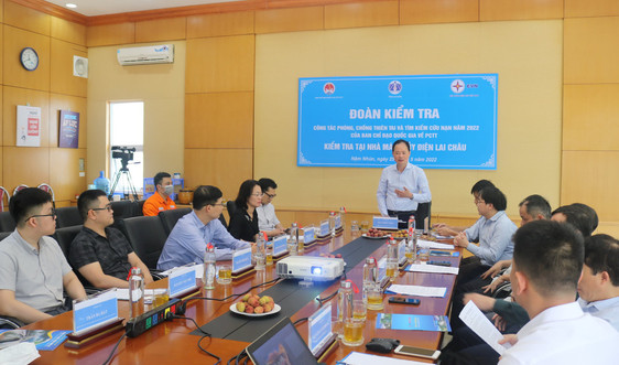 Đoàn công tác BCĐ Quốc gia về phòng chống thiên tai làm việc với Công ty Thủy điện Sơn La