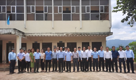 Đoàn công tác BCĐ quốc gia về phòng chống thiên tai làm việc tại tỉnh Điện Biên