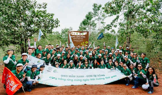 Nestlé Việt Nam trồng rừng góp phần giảm tác động biến đổi khí hậu