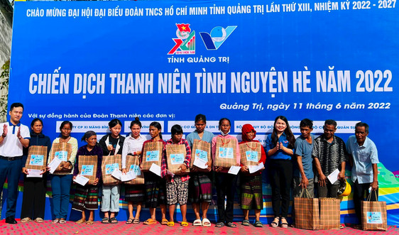 Quảng Trị: Hơn 500 đoàn viên thanh niên ra quân hưởng ứng chiến dịch Thanh niên tình nguyện Hè