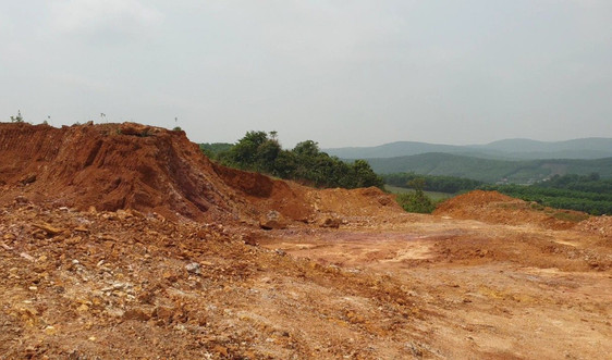Thanh Hóa: Đóng cửa mỏ đất của Công ty Hoàng Ân Hợp Lực