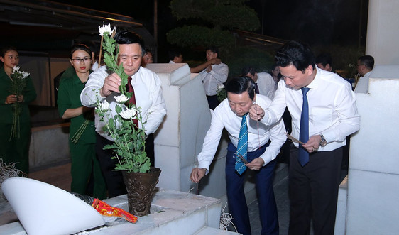 Lãnh đạo Đảng, Nhà nước dâng hương tri ân các anh hùng, liệt sỹ tại Ngã ba Đồng Lộc