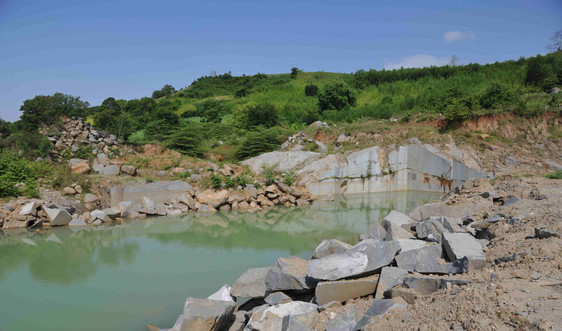 Phú Yên: Khai thác đá không có giấy phép, Công ty Tú Mai bị xử phạt 1 tỷ đồng