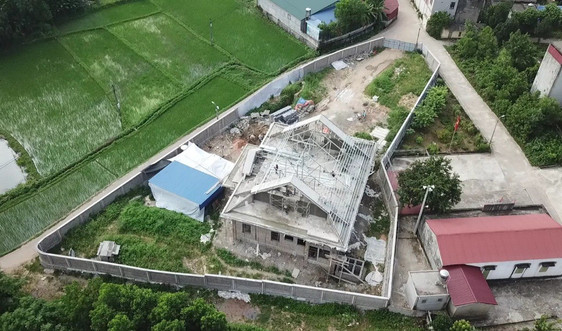 Công trình xây dựng vi phạm tại Thái Nguyên: Chủ công trình xin tự tháo dỡ phần sai phạm