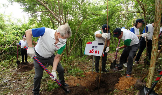 Tập đoàn SCG trồng 400 cây xanh tại TP Vũng Tàu