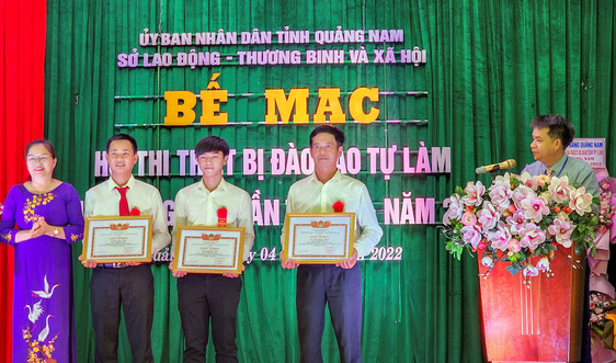 Trường Cao đẳng THACO lần thứ 3 liên tiếp đoạt giải nhất Hội thi Thiết bị đào tạo tự làm tỉnh Quảng Nam