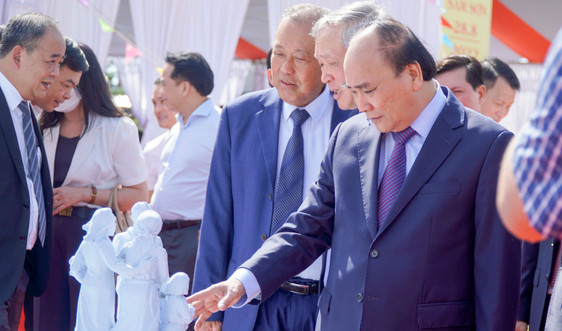 Chủ tịch nước Nguyễn Xuân Phúc thăm và làm việc tại Thanh Hóa