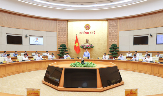 Thủ tướng Phạm Minh Chính chủ trì. phiên họp Chính phủ thường kỳ tháng 8