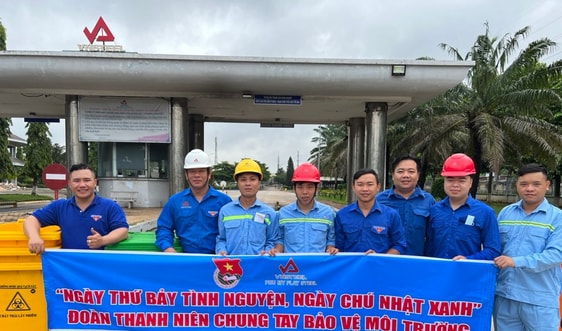 “Ngày chủ nhật xanh” của Đoàn thanh niên Vnsteel