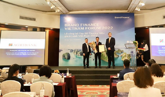 Agribank - Top 10 thương hiệu giá trị nhất Việt Nam 2022