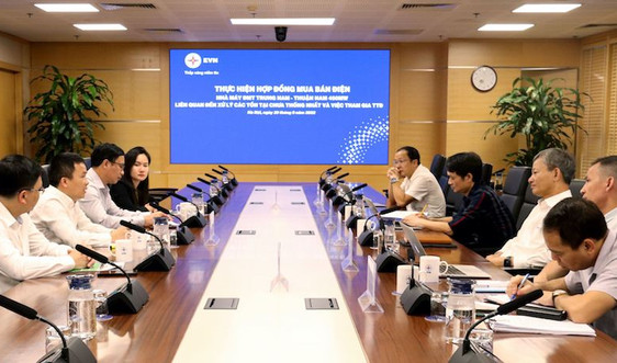 EVN đề xuất Trung Nam Group đưa Nhà máy Điện mặt trời Trung Nam vào tham gia thị trường phát điện cạnh tranh