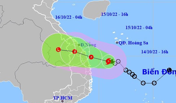 Tin bão khẩn cấp - cơn bão số 5 và các chỉ đạo ứng phó 