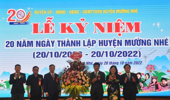 Điện Biên: Kỷ niệm 20 năm thành lập huyện Mường Nhé 