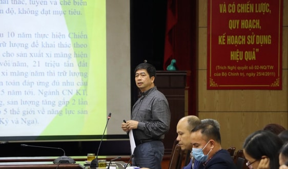 Quán triệt, triển khai thực hiện Nghị quyết về định hướng chiến lược địa chất, khoáng sản