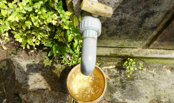 An Nhơn (Bình Định): Người dân sử dụng nước sinh hoạt vàng đục