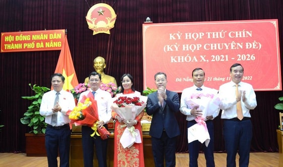 Ông Trần Phước Sơn và bà Nguyễn Thị Anh Thi được bầu làm Phó Chủ tịch HĐND TP. Đà Nẵng