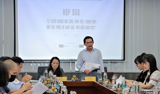 Ngày 10/12 sẽ diễn ra Lễ Tuyên dương học sinh, sinh viên, thanh niên DTTS xuất sắc, tiêu biểu năm 2022