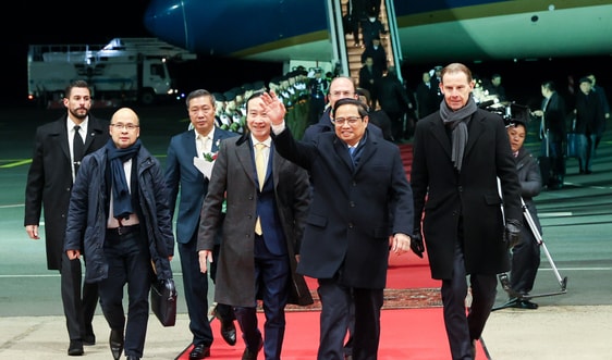 Thủ tướng Phạm Minh Chính bắt đầu thăm chính thức Luxembourg