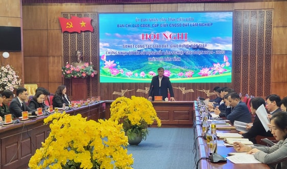 Điện Biên: Bàn giải pháp đẩy nhanh tiến độ giao đất, giao rừng, cấp giấy chứng nhận quyền sử dụng đất lâm nghiệp