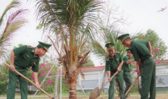 Bộ đội Biên phòng Bà Rịa - Vũng Tàu phát động Tết trồng cây xuân Quý Mão 2023