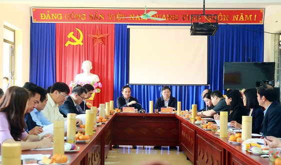 Phó Thủ tướng Trần Lưu Quang khảo sát các chương trình MTQG tại Bắc Kạn