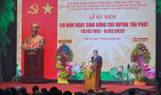 Trọng thể kỷ niệm 110 năm Ngày sinh đồng chí Huỳnh Tấn Phát