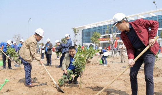 Petrovietnam phát động Tết trồng cây 2023, phủ xanh NMNĐ Thái Bình 2