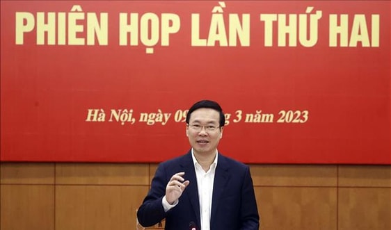 Chủ tịch nước chủ trì họp Ban Chỉ đạo Trung ương tổng kết 20 năm thực hiện Nghị quyết số 23-NQ/TW